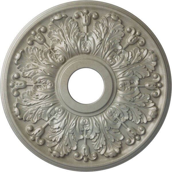 Ekena Millwork Apollo Ceiling Medallion (Fits Canopies up to 5 5/8"), 16 1/2"OD x 3 5/8"ID x 1 1/8"P, Flash Gold CM16APFLS - main